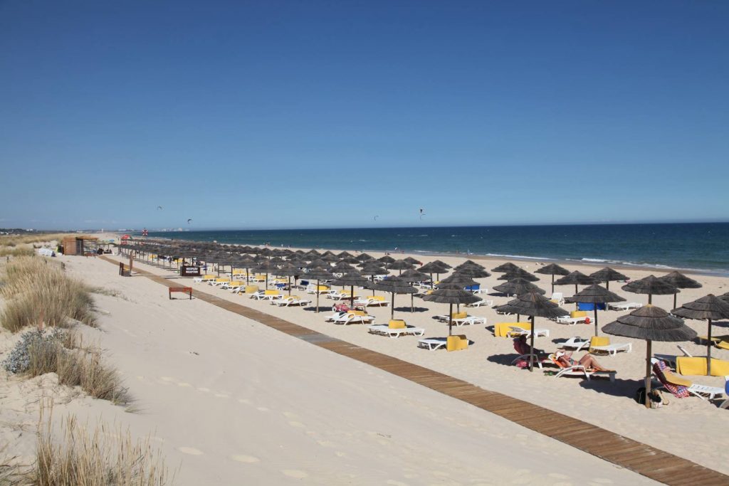 Praia Da Ilha De Cabanas is one of the best places for you to ride by bike holidays in Tavira