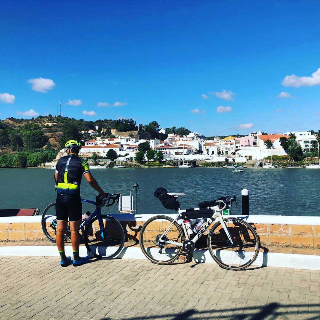 The illustration of a bike rental in Algarve by Ride South Portugal